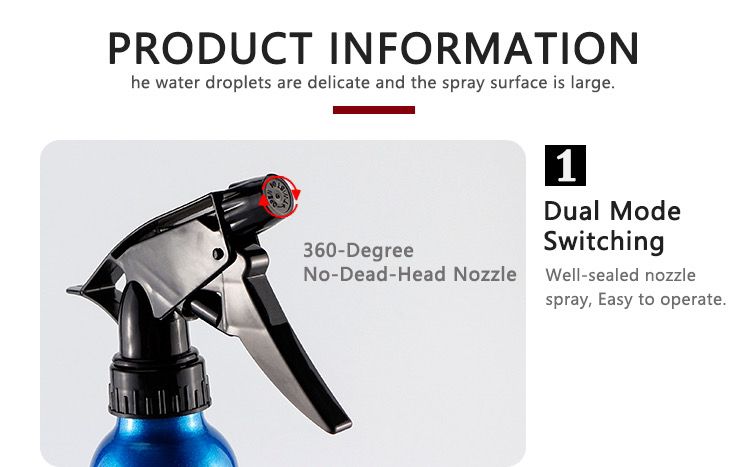 300ml High Quality Salon Barber Hair Water Sprayer Accessories Spray Aluminum Metal Bottles